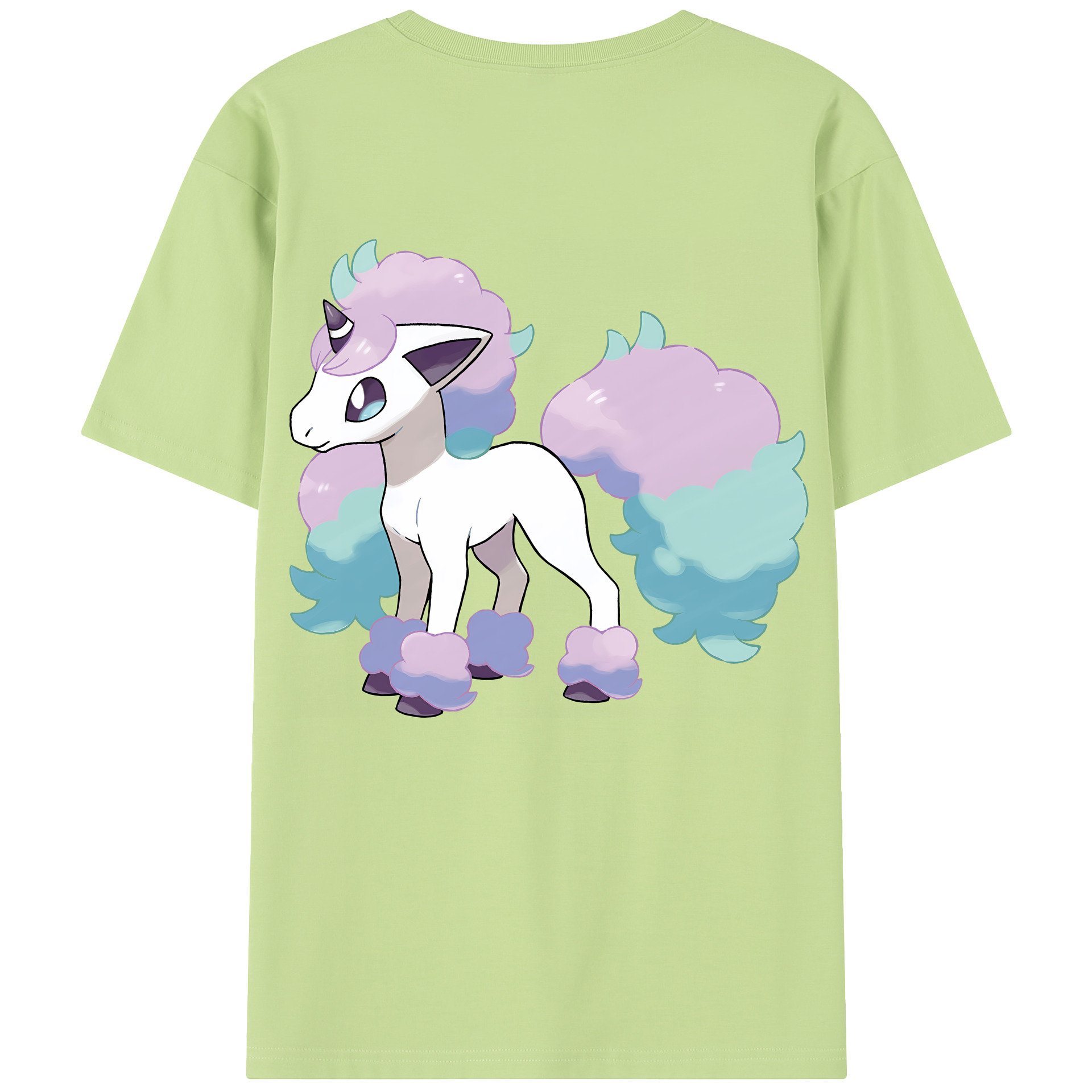 （画像用） ポケットモンスター Pokémon 綿100％半袖Tシャツ（背面プリント）